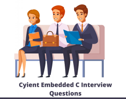 Cyient Embedded C Interview Questions