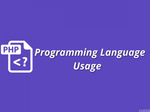 PHP Programming Language Usage