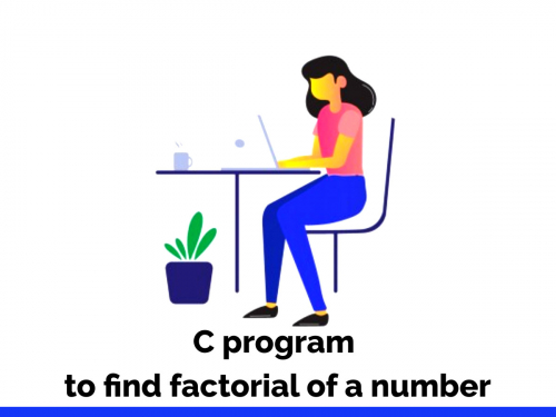 C program to find factorial of a number