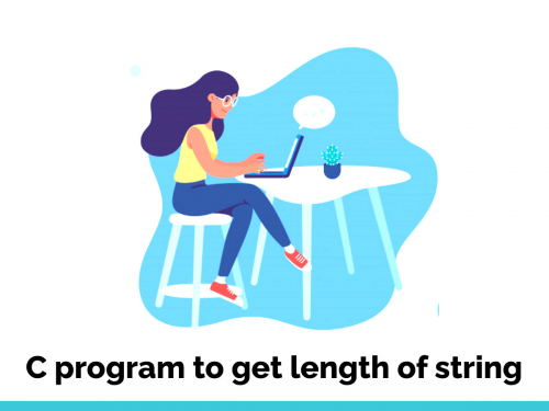 C program to get length of string