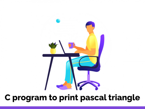 C program to print pascal triangle