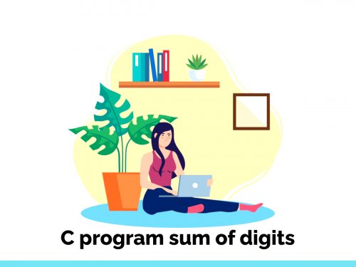 c program sum of digits