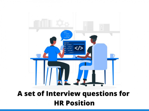 A set of Interview questions for HR Position