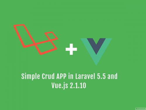Laravel 5.5 crud application with Vue.js